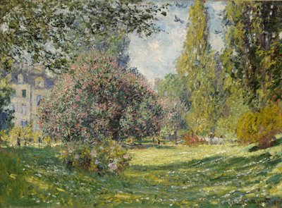 Landschaft, Der Parc Monceau von Claude Monet